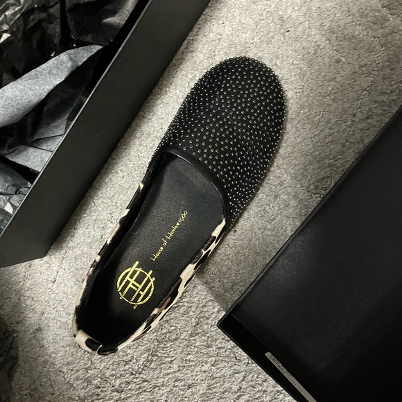 Harlow Rear/Sold Out animal hair/print leather flats Nicole Richie - Picture 3 of 4